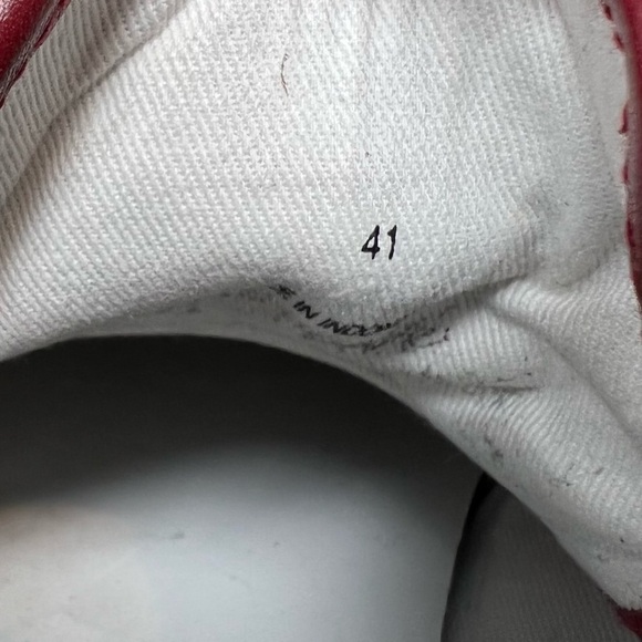 Rag & bone army burgundy high top sneakers 11 - Picture 11 of 14